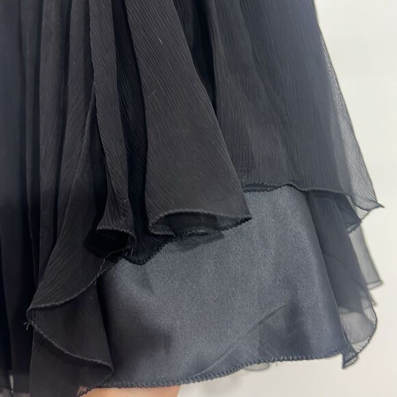 Max Studio Special Edition Silk Black Cocktail Dress NWT Size 6 - Picture 5 of 14